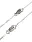 Fashion Silver Fish Bone Glasses Chain
