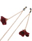 Fashion Gold Metal Flower Eyeglass Chain