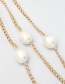 Fashion Gold Freshwater Pearl Glasses Chain