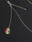 Fashion Gold Non-slip Metal Stitching Moon Rainbow Glasses Chain