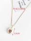 Fashion Gold Copper-studded Zircon Five-pointed Star Pearl Necklace