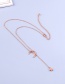 Fashion Gold Alloy Star Star Moon Necklace