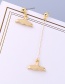 Fashion Silver Alloy Fishtail Fish Scale Sequin Earrings