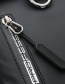 Fashion Black Nylon One-shoulder Crossbody Chest Bag