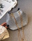Fashion Silver Diamond Chain Messenger Bag