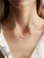 Fashion Gold Pearl Stainless Steel Necklace
