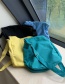 Fashion Blue Drawstring Canvas Shoulder Messenger Bag