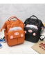 Fashion Black Cartoon Pig Backpack