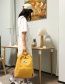 Fashion Yellow Cartoon Label Backpack