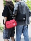 Fashion Red Labeled Shoulder Messenger Bag