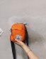 Fashion Orange Cartoon Labeling Shoulder Messenger Bag