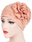 Fashion Red Wine Side Decal Flower Head Cap