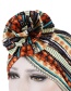 Fashion Orange Flower Turban Cap