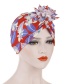 Fashion Navy Cotton Flower Cloth Flower Headband Hat