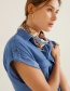 Fashion Blue Denim Roll Cuff Shirt Dress