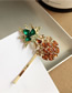 Fashion Colored Set Pineapple-studded Hair Clip