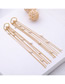 Fashion Gold Heart-shaped Fringed Pearl Earrings In Sterling Silver