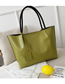 Fashion Green Stone Pattern Shoulder Bag