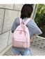Fashion White Solid Color Backpack