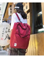 Fashion Red Canvas Backpack