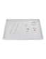 Fashion Large Empty Plate Ice Velvet 89.5x51cm Jewelry Display Tray