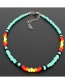 Fashion Color Starfish Shell Rice Beads Necklace
