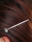 Fashion Ancient Silver Alloy Diamond Owl Hair Clip Set