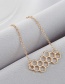 Fashion Imitation Gold Honeycomb Bracelet