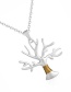 Fashion Life Tree Life Tree Round Gold Necklace