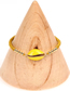 Fashion Yellow Drop Oil Shell Bracelet