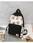 Fashion Black Canvas Backpack