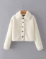 Fashion White Lamb Coat