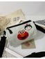 Fashion White Canvas Cute Cartoon Messenger Bag