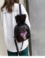 Fashion Black Cute Ear Girl Backpack