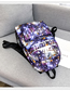 Fashion Starry Black Star Backpack