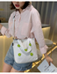 Fashion Green Cute Flower Crossbody Bag