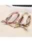 Fashion Ginger Lace Pearl Color Matching Hair Band Lace Bow Rabbit Ears Hair Band