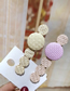 Fashion Pure Straw Straw Button Hairpin Ancient Straw Button Clip Side Duckbill Clip