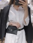 Fashion Coffee + Silver Buckle Mini Mobile Phone Bag Belt