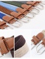 Fashion Red 2.5cm Pin Buckle Canvas Belt