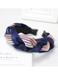 Fashion Navy Blue Tweezers Headband Twist Braid Headband