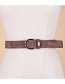 Fashion Red Pin Buckle Belt