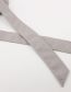 Fashion Gray Ribbon Bow Wide Belt