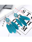 Fashion Color Flower Feather Earrings