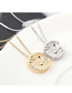 Fashion 14k Gold Crystal Elk Necklace