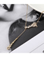 Fashion 14k Gold Star Twilight Zircon Necklace