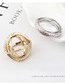 Fashion Platinum Gold Plated Ring - Astronomical Ball Ring