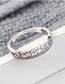 Fashion Platinum Zircon Ring - The Heart Is You