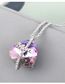 Fashion Violet Crystal Necklace - Love Is Eternal