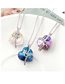 Fashion Colorful White Crystal Necklace - Love Is Eternal
